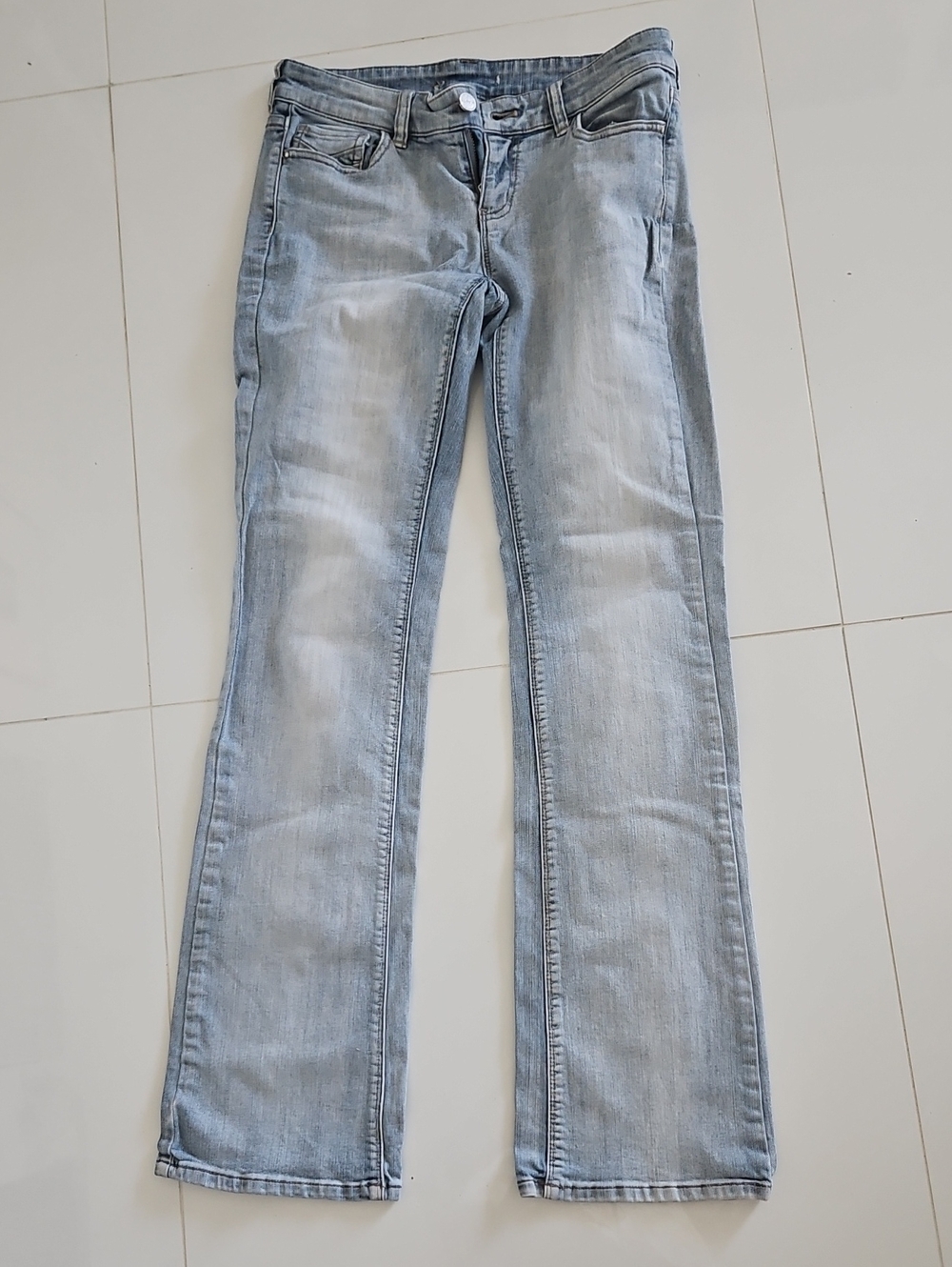 White House Black Market Light Wash Boot Cut Jeans